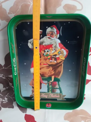 Vassoio Coca-Cola Babbo Natale Vintage