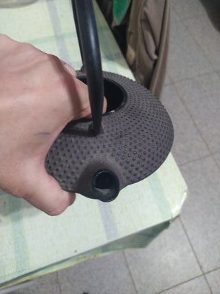 Tetera de hierro fundido asiática