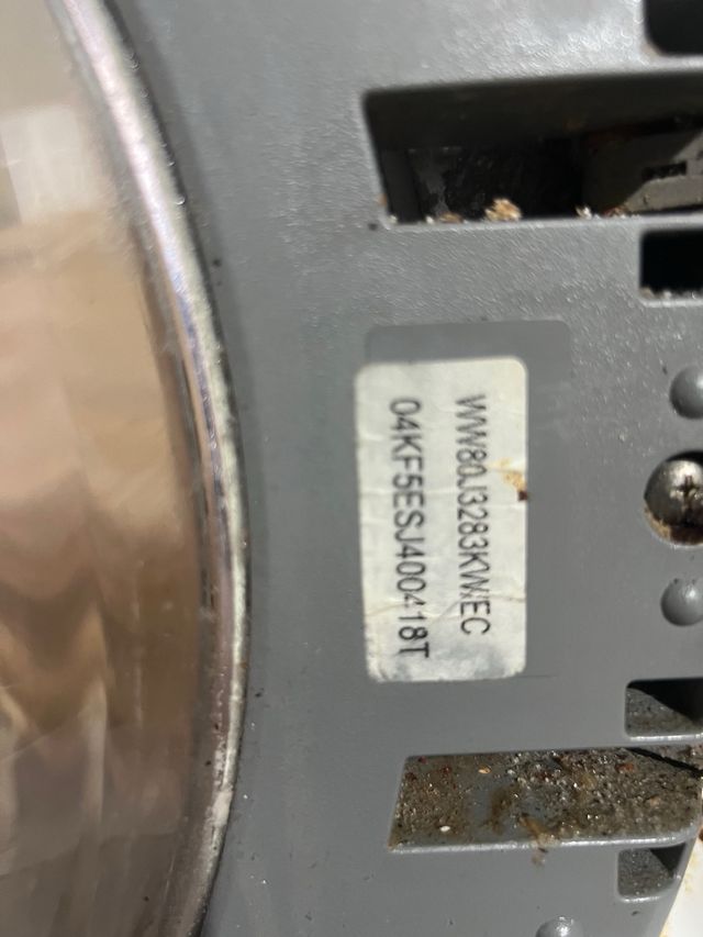 Lavadora Samsung 8kg averiada.