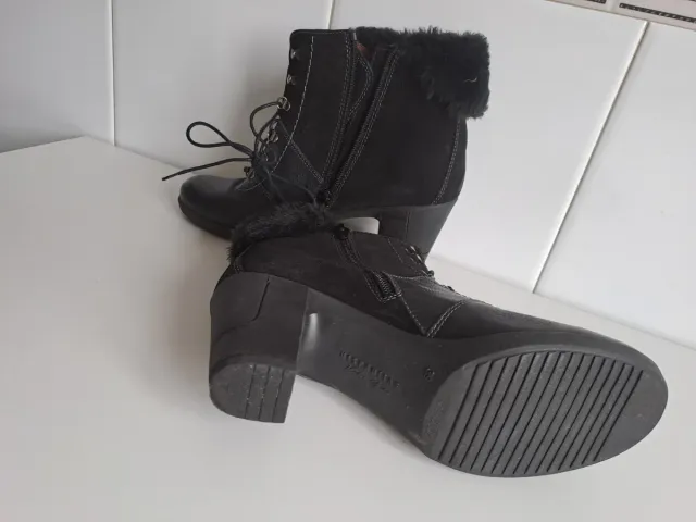 Botines Hispanitas Negros Tacon