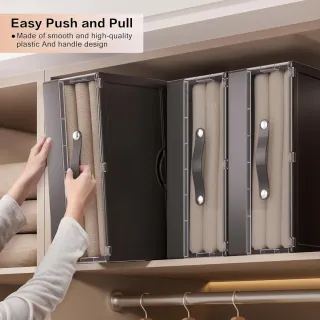 Set 5 Scatole Portaoggetti Pieghevoli