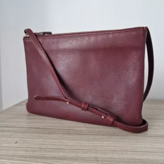 Bolso Celine Trio tamaño grande Piel burdeos
