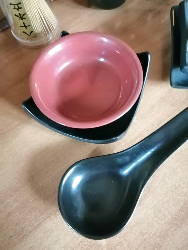 Kit Sushi Ceramica e Plastica