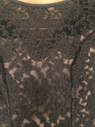 Abito pizzo Sisley nero taglia S