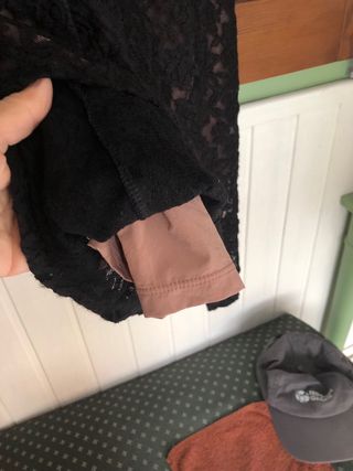 Abito pizzo Sisley nero taglia S