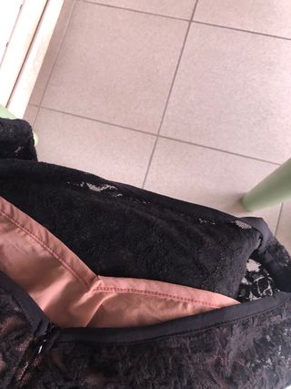 Abito pizzo Sisley nero taglia S