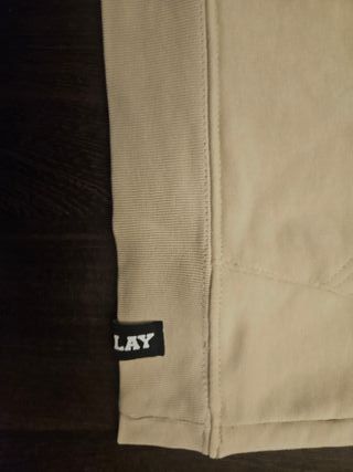 Felpa Lay ragazzo L beige con teschio