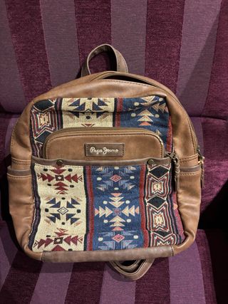 Mochila Pepe Jeans juvenil étnica