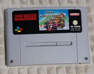 Super Mario Kart Super Nintendo PAL ESP