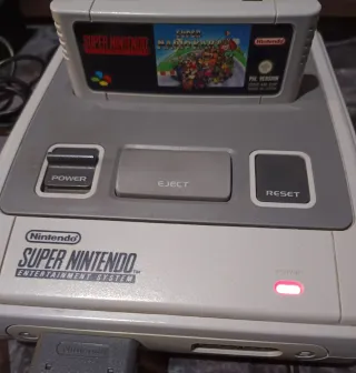 Super Mario Kart Super Nintendo PAL ESP