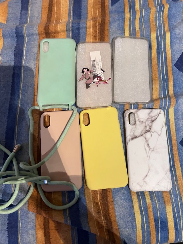 Pack 5 Fundas iPhone X