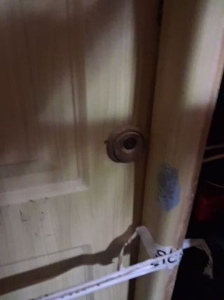 Puerta de madera blindada