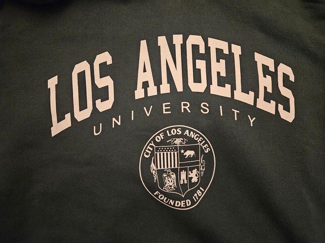 Felpa con cappuccio Los Angeles University L