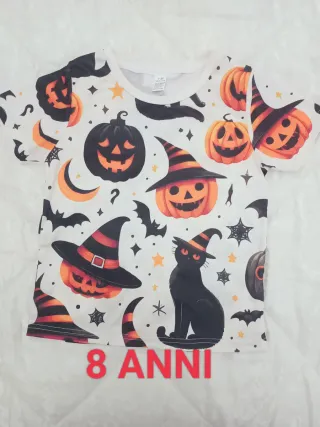 Maglietta Halloween 8 Anni