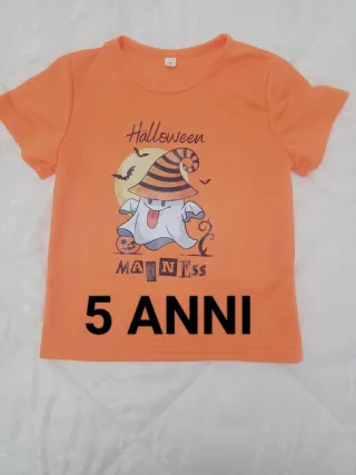 Maglietta Halloween 5 Anni