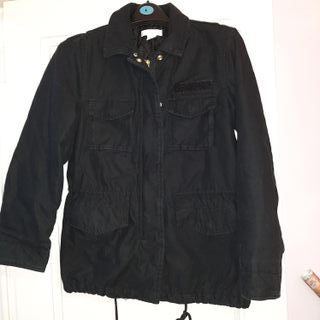 Parka negra entretiempo Talla xs
