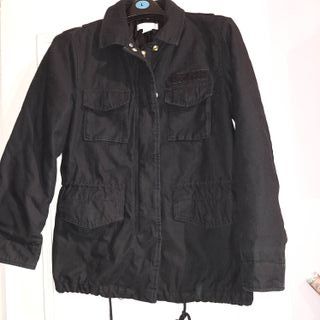 Parka negra entretiempo Talla xs