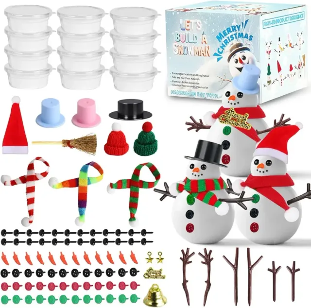 Kit para hacer muñecos de nieve DIY