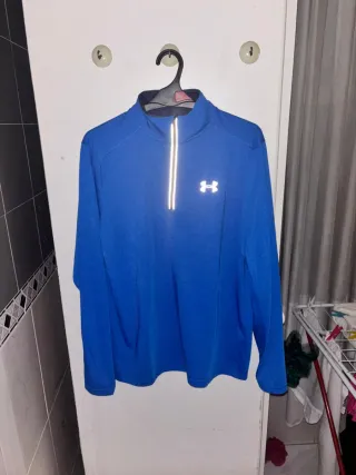 Sudadera Under Armour Azul Media Cremallera