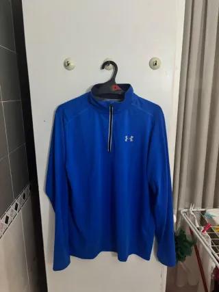 Sudadera Under Armour Azul Media Cremallera