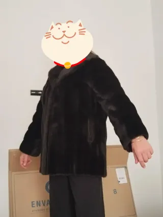 Abrigo de pelo natural