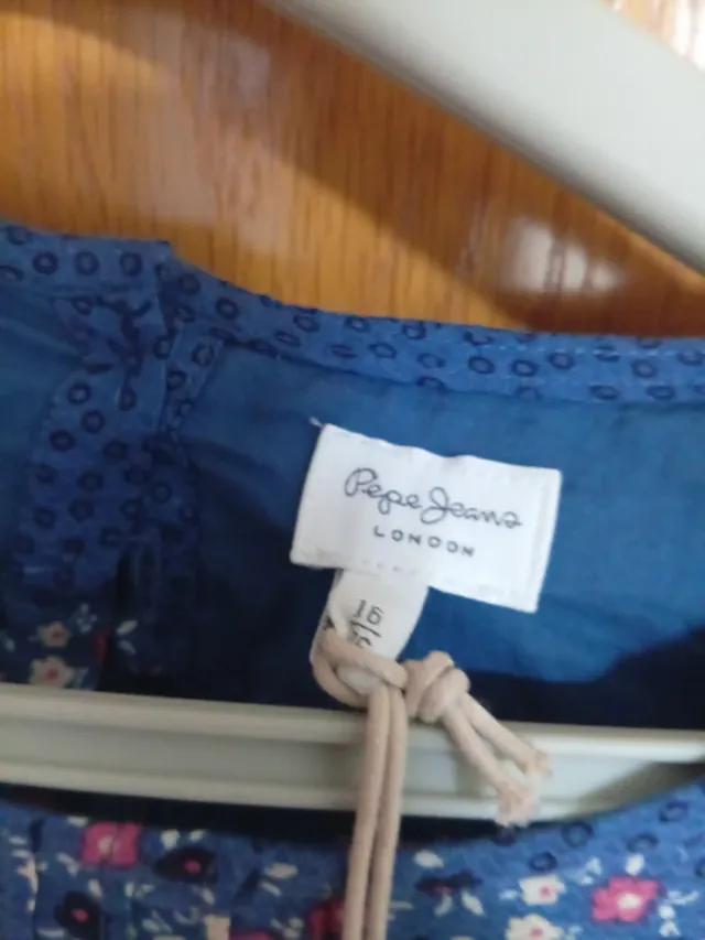 Vestido Pepe Jeans azul estampado floral