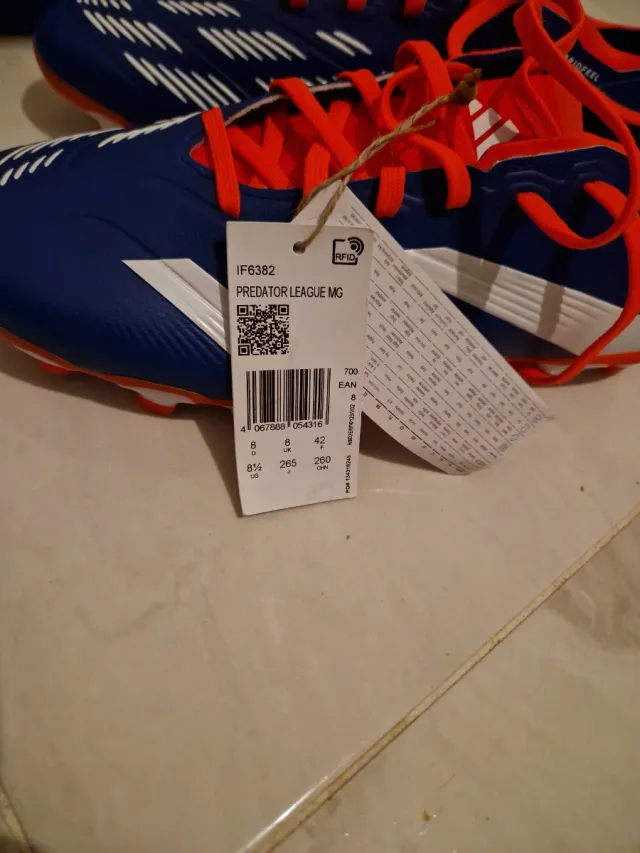 Botas de fútbol Adidas Predator Talla 42