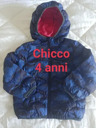 Piumino Chicco 4 anni camouflage