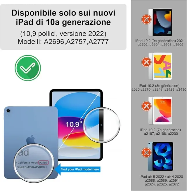 Funda Teclado iPad 11 10ª Gen