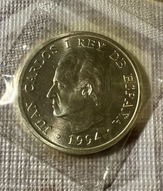 Moneda 2000 Pesetas Carlos I Rey de España 1994