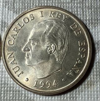 Moneda 2000 Pesetas Carlos I Rey de España 1994