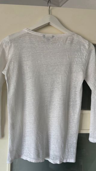 Camiseta Massimo Dutti blanca 