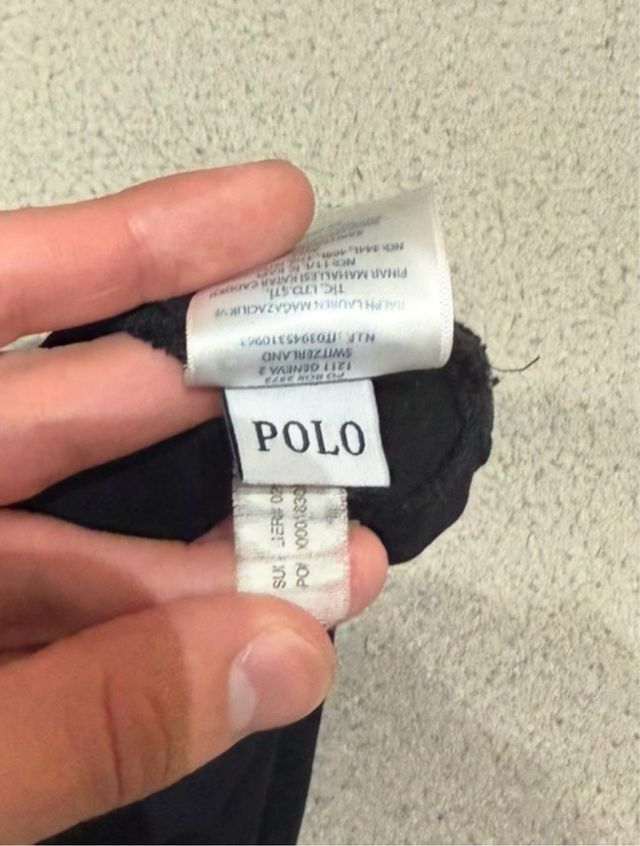 Camiseta Polo Ralph Lauren Negra Talla L