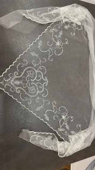 Manteletas Fallera Blancas Talla 110