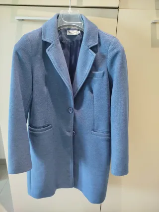 Cappotto blu chiaro taglia M