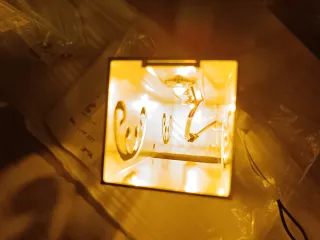 Set 2 applique YooE metallo alluminio.