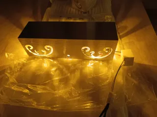 Set 2 applique YooE metallo alluminio.