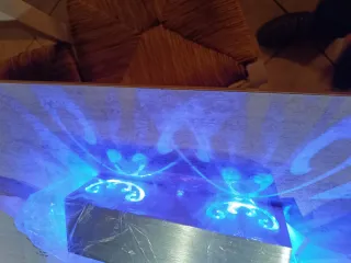 Set 2 applique YooE metallo alluminio.