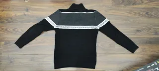 Jersey Hombre Talla XL Negro Gris