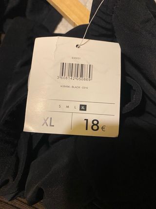 Pantalón de premamá negro