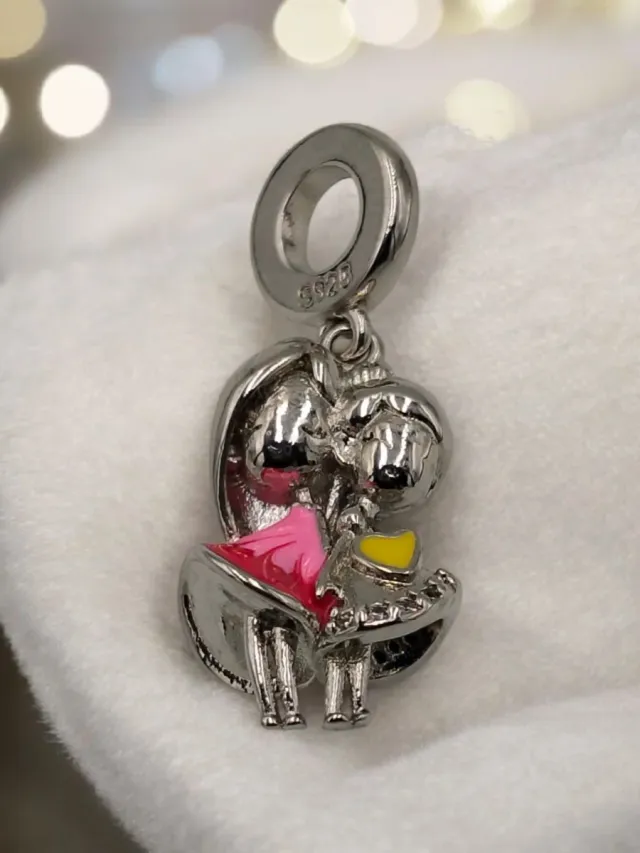 Charm Hermanas/Amigas Plata 925