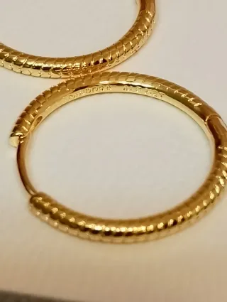 Pendientes Aro Pandora Dorados