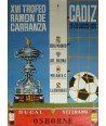 CARTEL TROFEO CARRANZA 1970 CADIZ / REAL MADRID /