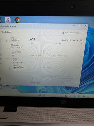  Ordenador Portátil HP I5 SEXTA generación, 16RAM 