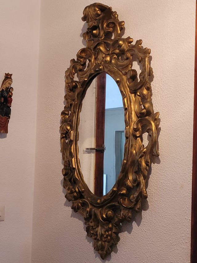 Espejo Cornucopia Dorado