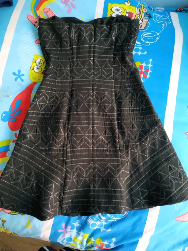 Vestido palabra de honor Stradivarius Talla S