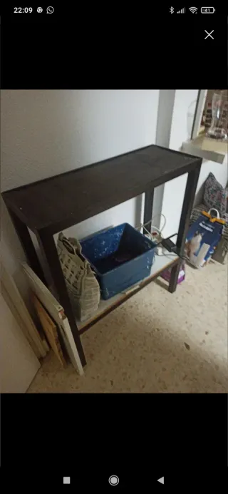 Mesa para acuario o pecera