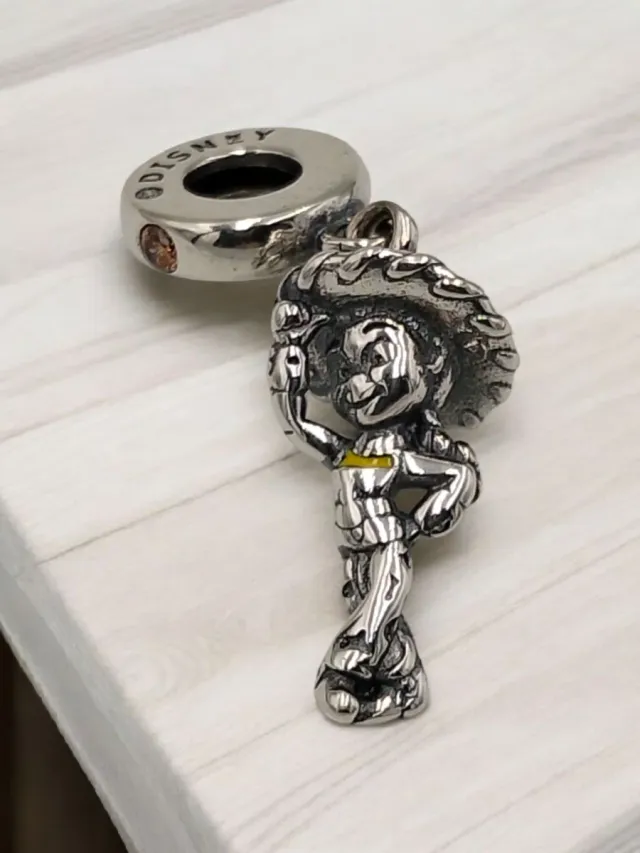 Charm Jessie Plata S925 Disney