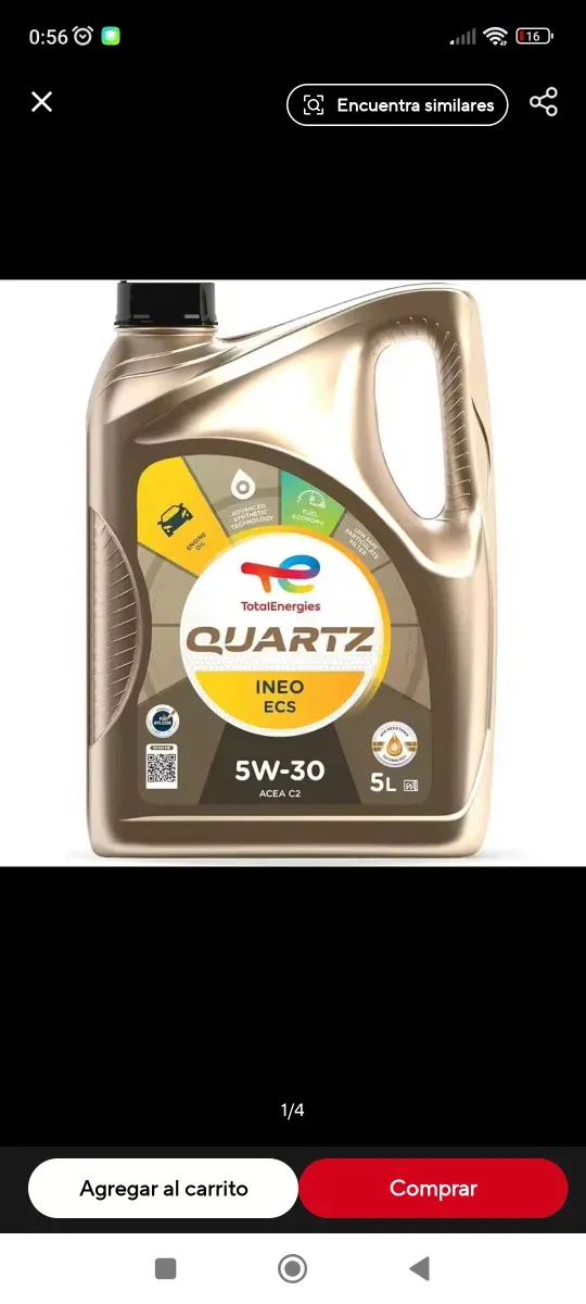 Aceite Total Quartz INEO ECS 5W-30
