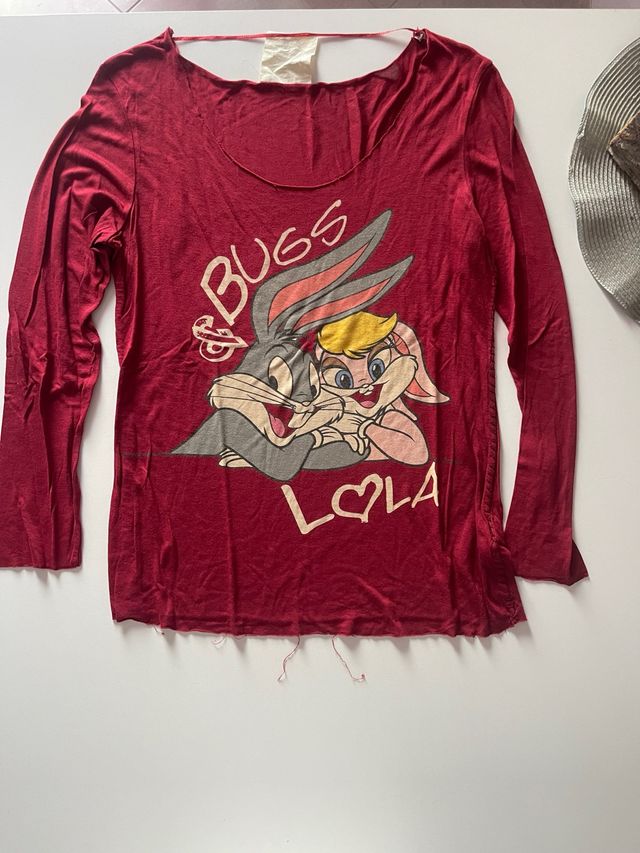 Maglia manica lunga Bugs Bunny Lola Bunny